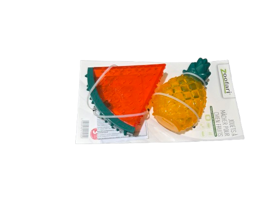 Zoofari Fruit-Shaped Dog Chew Toy
